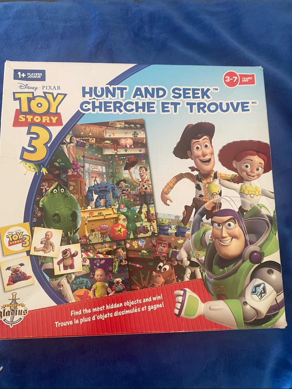 Toy Story 3 Hunt and Seek Kids Game - Blue- bilingual